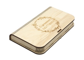 Pudełko na zdjęcia 10x15 DREWNIANE PERSONALIZOWANE