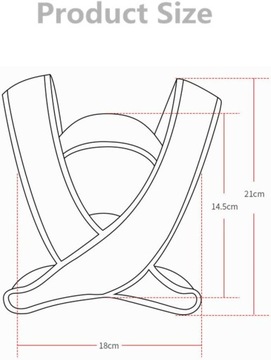 Nosidełko dla niemowląt ergonomiczna regulowana opaska do karmienia