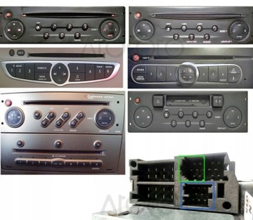 МОДУЛЬ BLUETOOTH AUX 6+8PIN RENAULT + МИКРОФОН