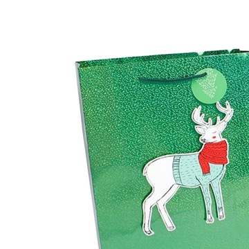 Подарочные пакеты с рождественскими оленями