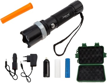 LATARKA POLICYJNA ZOOM CREE XM-L ZASIĘG 600M L010