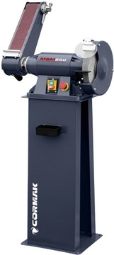 ПРОМЫШЛЕННАЯ МНОГОФУНКЦИОНАЛЬНАЯ ДИСКОВАЯ ЛЕНТОЧНО-ШЛИФОВАЛЬНАЯ МАШИНА MSM250 С ОСНОВАНИЕМ