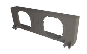 Модульный потолочный короб 3x75/125 Forvent Reku