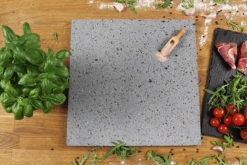 ВУЛКАНИЧЕСКИЙ КАМЕНЬ ДЛЯ ПИЦЦЫ ИЗ ЭТНЫ 34X34X1,5 СМ