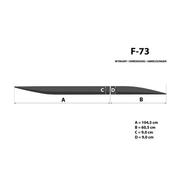 LIŠTA BOČNÍ RIDER F-73 DO MITSUBISHI OUTLANDER 2024
