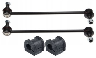 TOYOTA COROLLA E12 2001-2007 ŁĄCZNIKI I GUMY STABILIZATORA PRZÓD KOMPLET