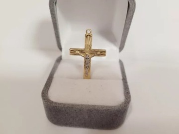ZŁOTA ZAWIESZKA KRZYŻ 585 14K 1,36G