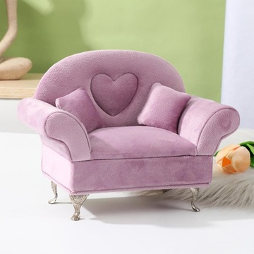 1/6 диван, шкатулка для драгоценностей, реалистичная сцена из жизни, кукольный домик, двухместный диван