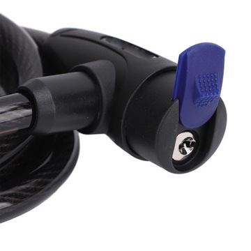 Kabel blokady roweru Zabezpieczenie przed kradzieżą zapobiega JU