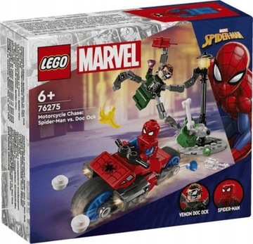 LEGO Super Heroes 76275 Pościg na motocyklu: Spider-Man vs. Doc Ock