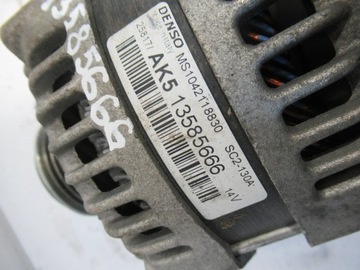 ALTERNÁTOR 13585666 OPEL CORSA E 1.4 TURBO
