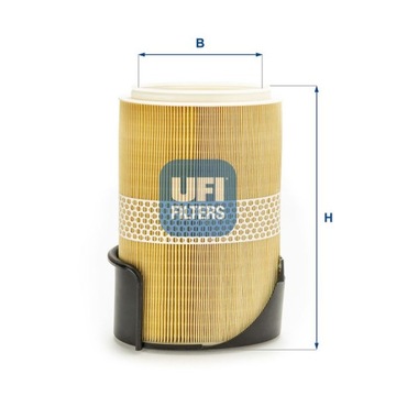 FILTR VZDUCHU 27.B13.00 UFI PORSCHE BOXER