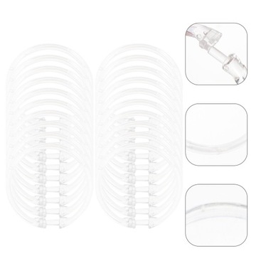 КРЮЧОК ДЛЯ ДУШЕВОЙ ШТОРЫ КОЛЬЦА ДЛЯ ДУШЕВОЙ ШТОРЫ