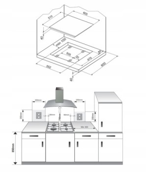 Комплект AMICA ED3765171W + AMMB25E2SGW + PG6411SRW