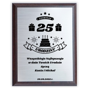 PREZENT NA URODZINY 18 30 40 50 DYPLOM GRAWER 2
