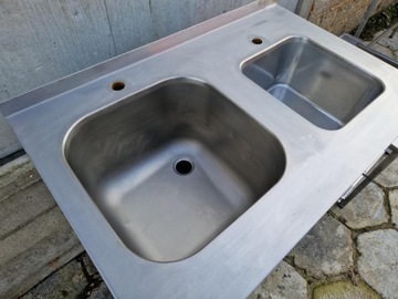 ГАСТРОНОМИЧЕСКАЯ МОЙКА 2-ПОСТНАЯ СО ШКАФОМ 95Х60Х85