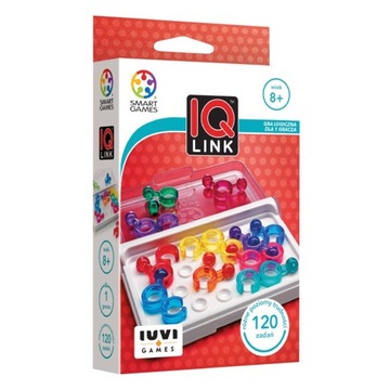 Gra logiczna IQ LINK Smart Games układanka łamigłówka 120 zadań