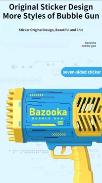 Пистолет для мыльных пузырей Bubble Gun Rocket с 69 отверстиями