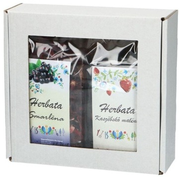 Zestaw herbat kaszubskich Herbata truskawka herbata porzeczka 2 x 75 g