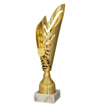 Puchar plastikowy złoty 33cm