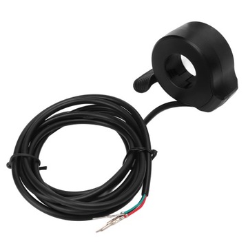 Manetka gazu do hulajnogi czarna 1.6M kabel z końcówkami