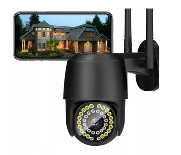 OBROTOWA KAMERA ZEWNĘTRZNA IP WIFI ZOOM 4X FULL HD