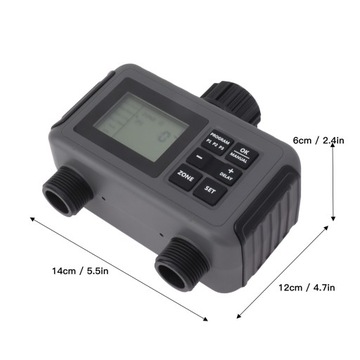 Таймер спринклера, 2-зонный таймер подачи воды