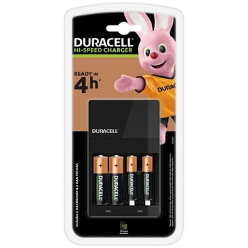 Ładowarka Duracell CEF14 + 2x AA/R6 + 2x AAA/R3