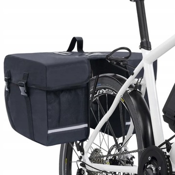 TORBA SAKWA ROWEROWA NA BAGAŻNIK WODOSZCZELNA 35L