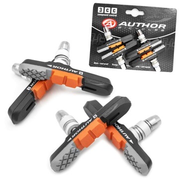 Klocki Author ABS-3CC do V-Brake MTB - 2 PARY