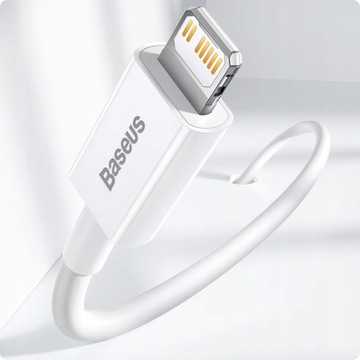 Кабель Baseus Superior Series USB-C/Lightning PD 20 Вт, 2 м — белый