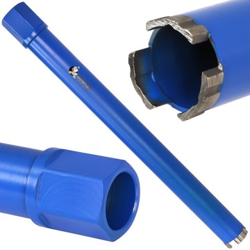 WIERTŁO KORONOWE DIAMENTOWE DO BETONU 42 x 450mm WIERTNICA OTWORNICA