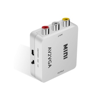 Конвертер изображения и звука из адаптера конвертера AV в VGA