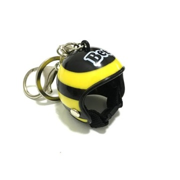 Car Motorcycle Motor Bicycle Crash Helmet Key Fob Chain Ring Keychain