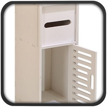 ПОЛКА ДЛЯ ВАННОЙ С ДЕРЖАТЕЛЕМ ДЛЯ БУМАГИ КОСМЕТИКА, АЖУРНЫЙ СТОЙБИК БЕЛЫЙ