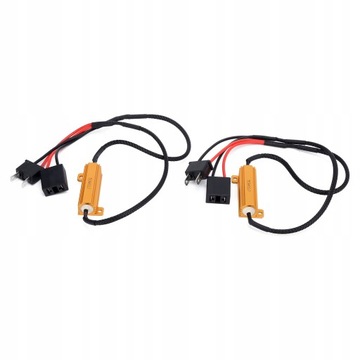 Светодиодный декодер H7, 2 шт., резистор вспышки 50 Вт, 6 Ом