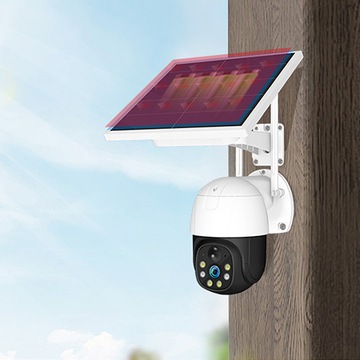 Kamera kompaktowa (box) IP GSM SIM Obrotowa +Panel Solarny 2 Mpx