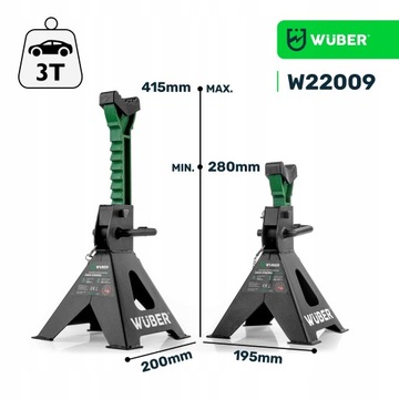 АВТОМОБИЛЬНЫЕ ДОМКРАТЫ ДЛЯ МАСТЕРСКОЙ ПРОЧНАЯ ЗАЩИТА 2 ШТ. 3Т + РЕЗИНА