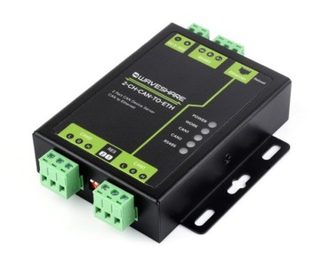 Przemysłowy serwer CAN do Ethernet 2-kanałowy CAN + RS485 + port Ethernet