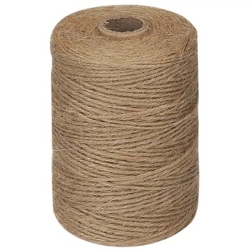 SZNUREK JUTOWY OZDOBNY NATURALNY 500g 2mm 250m