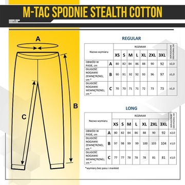 M-Tac Spodnie Stealth Cotton Army Olive L/R