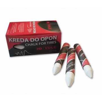 Kreda do opon HD VULC biała, okrągła