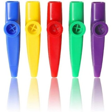 5x KAZOO Nowe Głośne Plastikowe mix ZESTAW kazu kazo kazuu kazzo kazzu