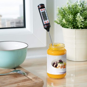 ЦИФРОВОЙ КУХОННЫЙ ТЕРМОМЕТР С ЗОНДОМ ДЛЯ МЯСА, ГРИЛЯ, ЖАРКИ, ЖК-дисплей