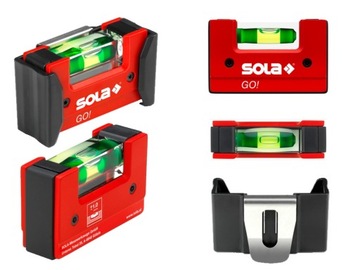 SOLA Poziomica miniaturowa GO! MAGNETIC CLIP 7,5cm