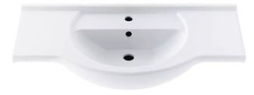 БЕЛАЯ КЕРАМИЧЕСКАЯ РАКОВИНА 105x50 DALLAS AQUAFORM