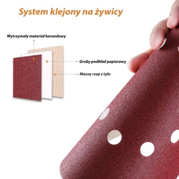 АБРАЗИВНЫЕ ДИСКИ НА ВЕЛКРО 125 мм. P150 ШЛИФОВАЛЬНАЯ БУМАГА С ОТВЕРСТИЯМИ 10 шт.