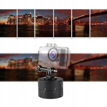 Głowica 120 Statyw obrotowy Minutnik TimeLapse GOPRO 12 DJI ACTION (GP.30)