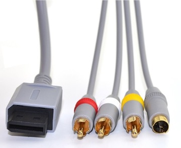 AV-кабель 3x Chinch + S-Video Nintendo Wii 1,8 м * Аудио-Видео Wii U