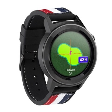 Zegarek do golfa GPS Aim W11 z polami golfowymi